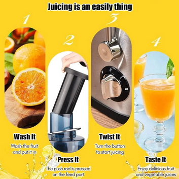 Swiitol Juicer Household Large Caliber Electric Stainless Steel Body 800W High Power Strong Fruit and Vegetable Residue Juice Separation
